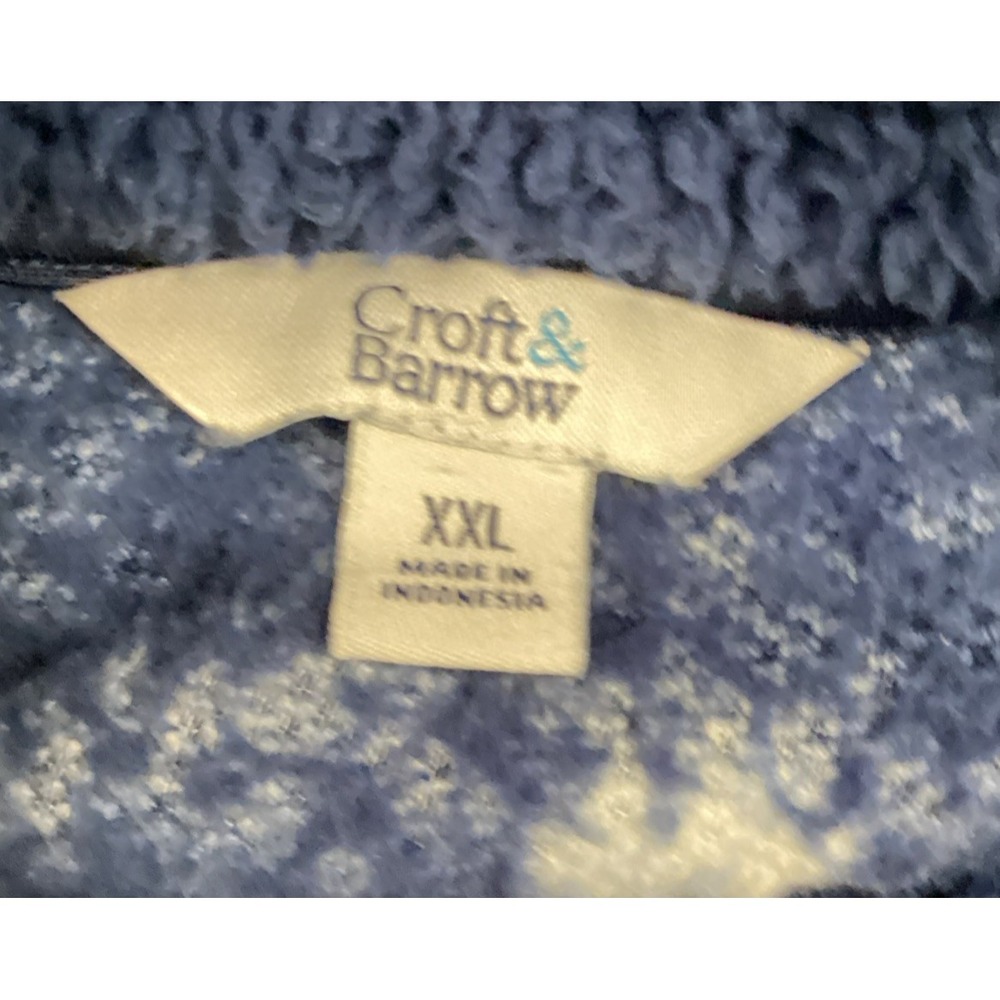 CROFT & BARROW Women's (Size XXL) Long Sleeve Full Zip Fleece Jacket Polyester - Picture 3 of 4
